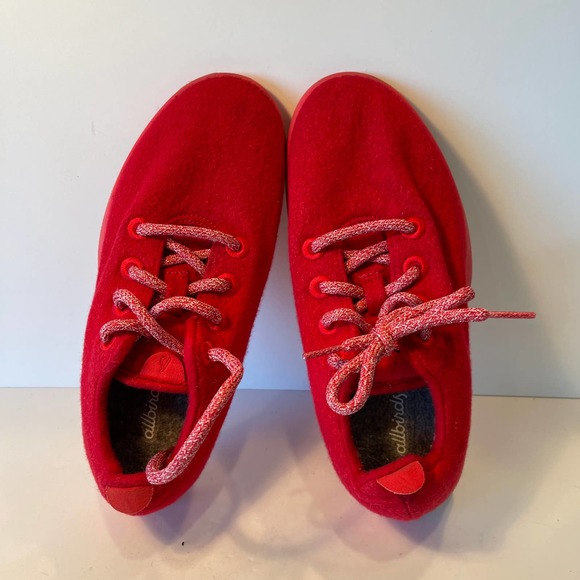 Allbirds Women's Wool Runners Kea Red Sneaker Shoes US 7 - Picture 5 of 8